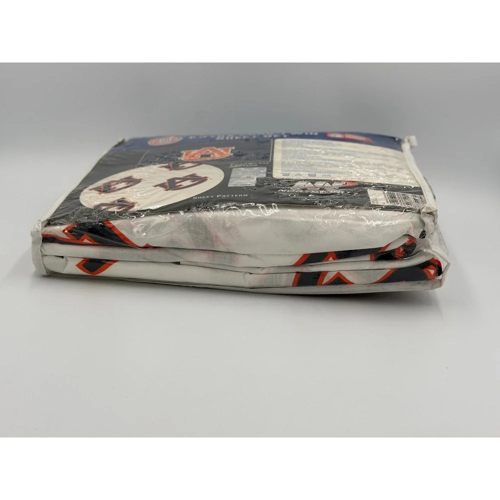 Northwest Auburn Tigers Sheet Set Twin XL NCAA Collegiate NEW